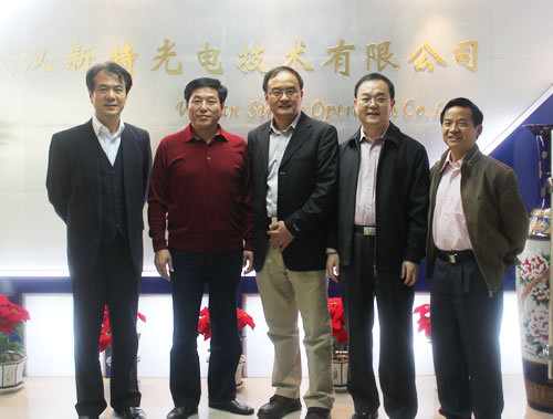 武汉市人民政府副秘书长、武汉市侨联主席一行到我司调研